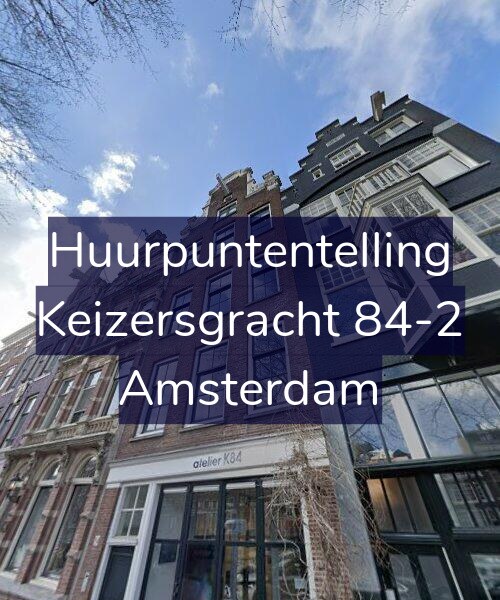 Foto gevel Huurpuntentelling voor Keizersgracht 84-2, Amsterdam