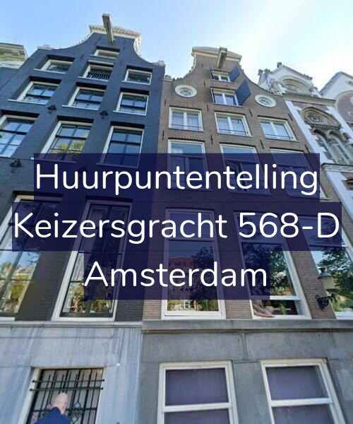 Foto gevel Huurpuntentelling voor Keizersgracht 568-D, Amsterdam