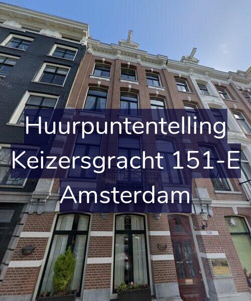 Foto gevel Huurpuntentelling voor Keizersgracht 151-E, Amsterdam