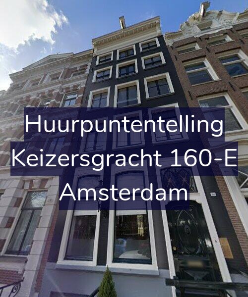 Foto gevel Huurpuntentelling voor Keizersgracht 160-E, Amsterdam