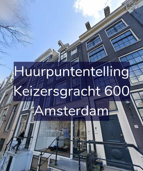 Foto gevel Huurpuntentelling voor Keizersgracht 600, Amsterdam