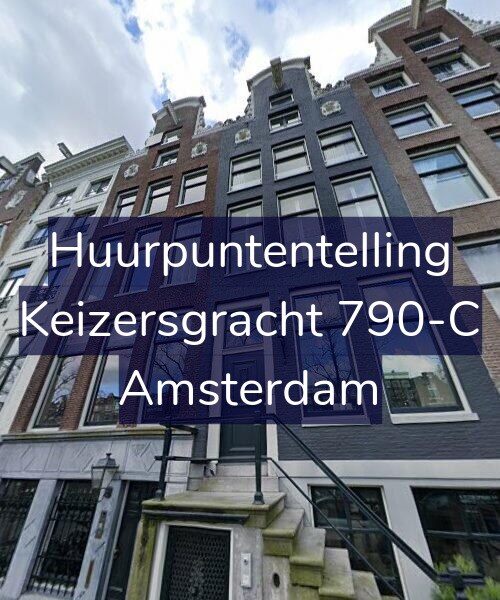 Foto gevel Huurpuntentelling voor Keizersgracht 790-C, Amsterdam
