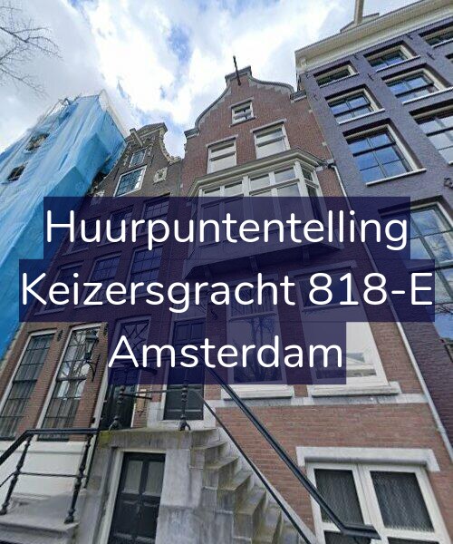 Foto gevel Huurpuntentelling voor Keizersgracht 818-E, Amsterdam