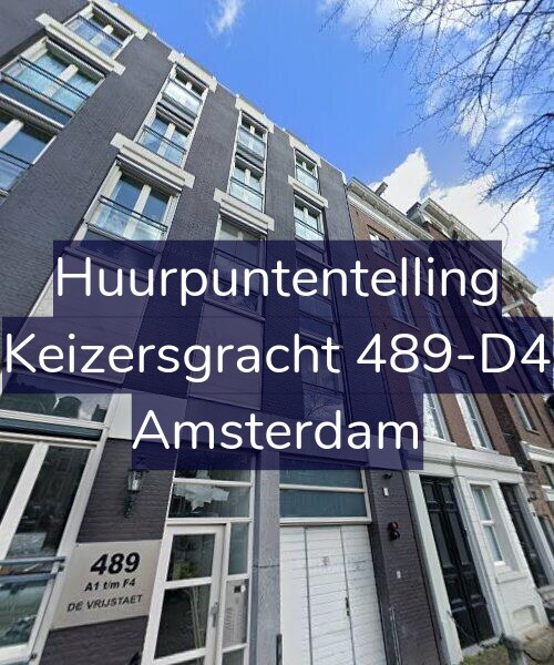 Foto gevel Huurpuntentelling voor Keizersgracht 489-D4, Amsterdam