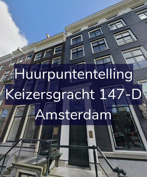 Foto gevel Huurpuntentelling voor Keizersgracht 147-D, Amsterdam