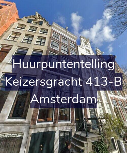 Foto gevel Huurpuntentelling voor Keizersgracht 413-B, Amsterdam