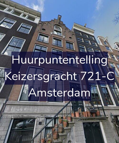 Foto gevel Huurpuntentelling voor Keizersgracht 721-C, Amsterdam