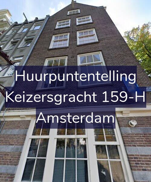 Foto gevel Huurpuntentelling voor Keizersgracht 159-H, Amsterdam
