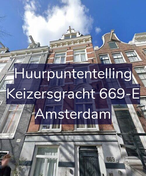Foto gevel Huurpuntentelling voor Keizersgracht 669-E, Amsterdam