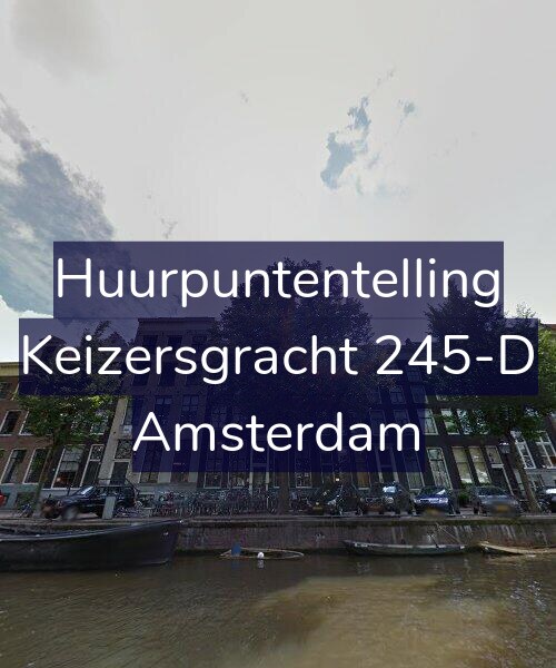 Foto gevel Huurpuntentelling voor Keizersgracht 245-D, Amsterdam