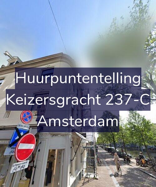 Foto gevel Huurpuntentelling voor Keizersgracht 237-C, Amsterdam