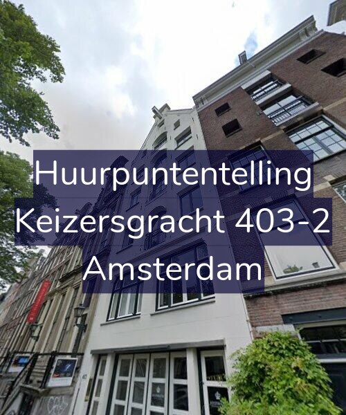 Foto gevel Huurpuntentelling voor Keizersgracht 403-2, Amsterdam