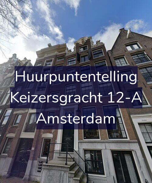 Foto gevel Huurpuntentelling voor Keizersgracht 12-A, Amsterdam