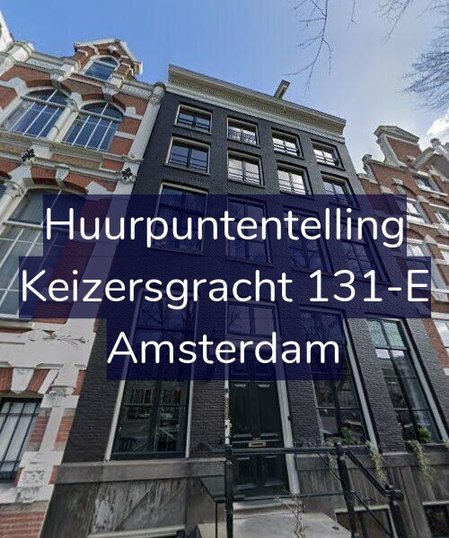 Foto gevel Huurpuntentelling voor Keizersgracht 131-E, Amsterdam