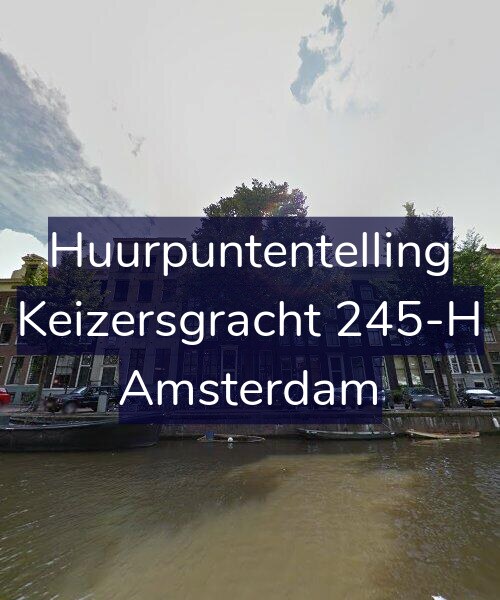 Foto gevel Huurpuntentelling voor Keizersgracht 245-H, Amsterdam
