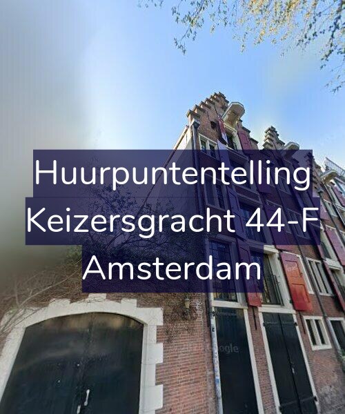 Foto gevel Huurpuntentelling voor Keizersgracht 44-F, Amsterdam