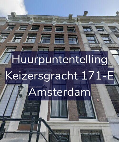 Foto gevel Huurpuntentelling voor Keizersgracht 171-E, Amsterdam