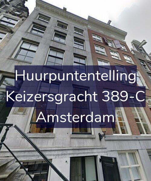 Foto gevel Huurpuntentelling voor Keizersgracht 389-C, Amsterdam