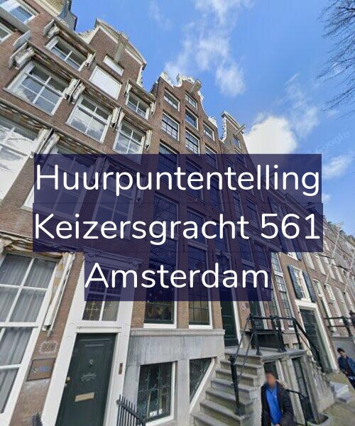 Foto gevel Huurpuntentelling voor Keizersgracht 561, Amsterdam