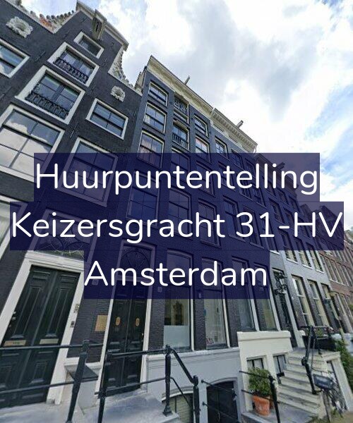 Foto gevel Huurpuntentelling voor Keizersgracht 31-HV, Amsterdam