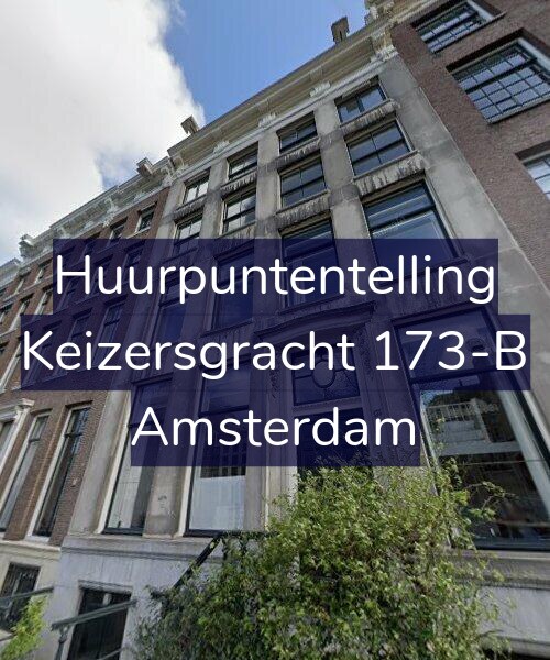 Foto gevel Huurpuntentelling voor Keizersgracht 173-B, Amsterdam