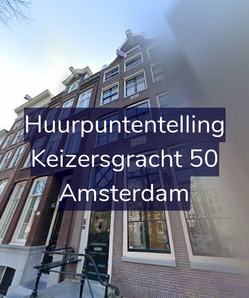 Foto gevel Huurpuntentelling voor Keizersgracht 50, Amsterdam