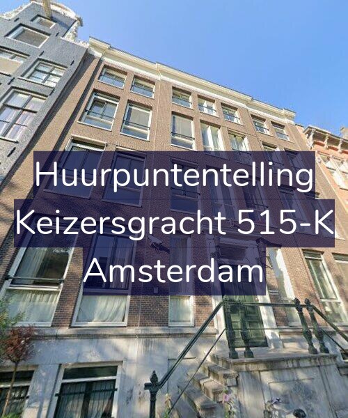 Foto gevel Huurpuntentelling voor Keizersgracht 515-K, Amsterdam