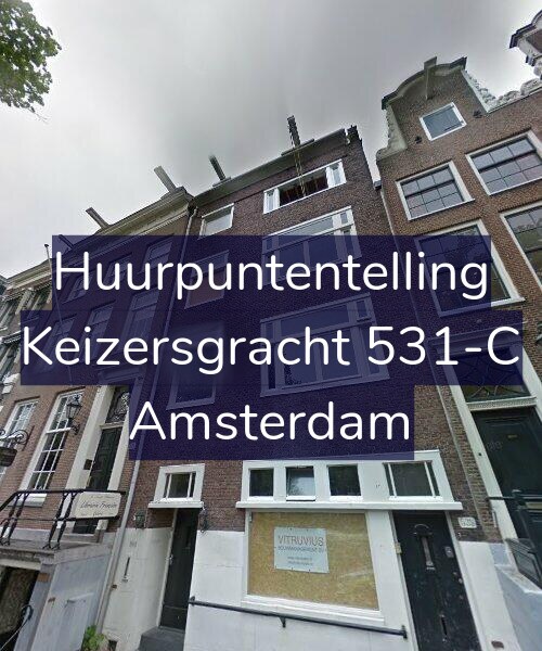 Foto gevel Huurpuntentelling voor Keizersgracht 531-C, Amsterdam