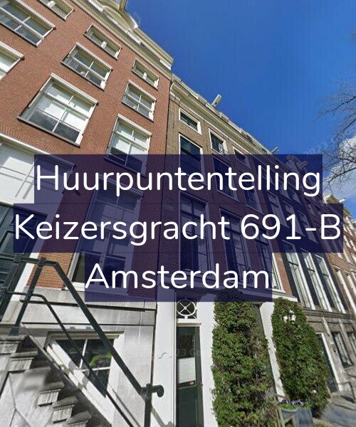 Foto gevel Huurpuntentelling voor Keizersgracht 691-B, Amsterdam