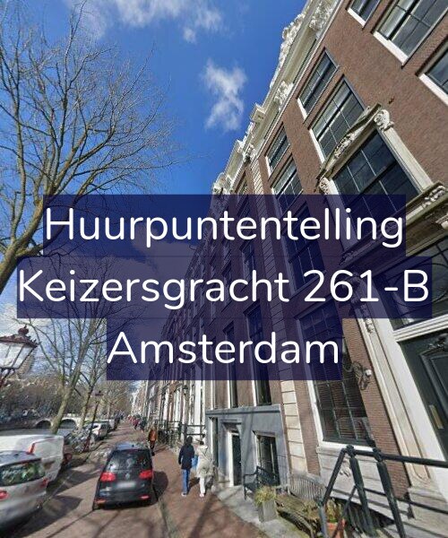 Foto gevel Huurpuntentelling voor Keizersgracht 261-B, Amsterdam