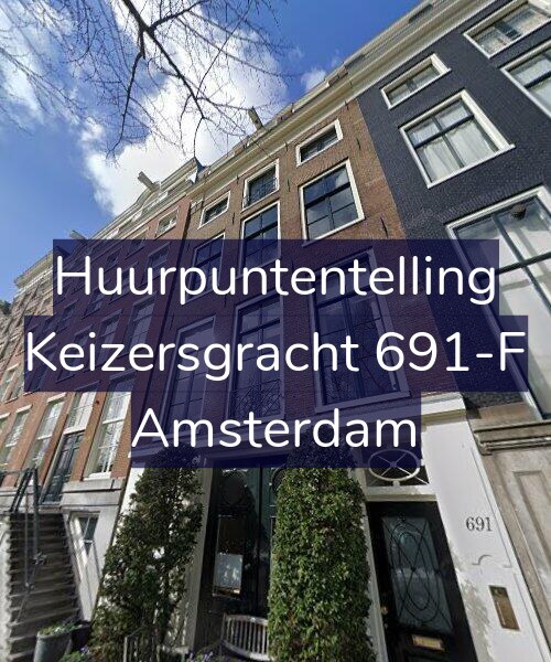 Foto gevel Huurpuntentelling voor Keizersgracht 691-F, Amsterdam