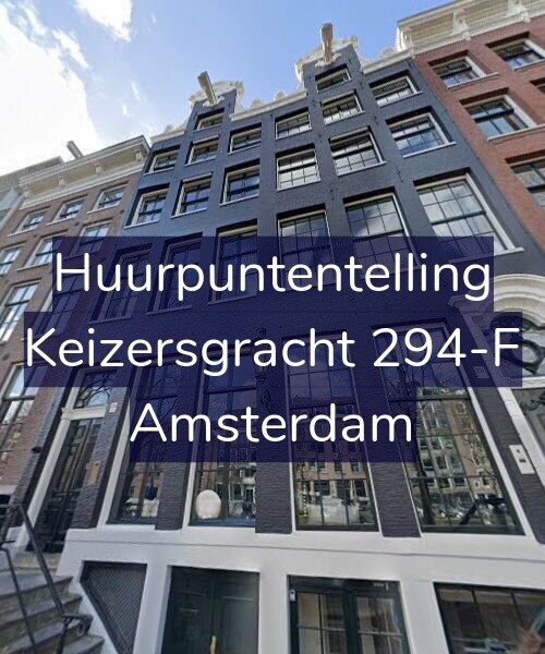 Foto gevel Huurpuntentelling voor Keizersgracht 294-F, Amsterdam