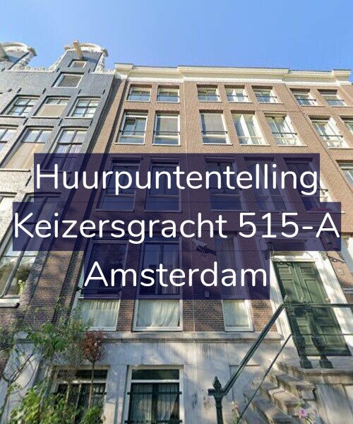 Foto gevel Huurpuntentelling voor Keizersgracht 515-A, Amsterdam