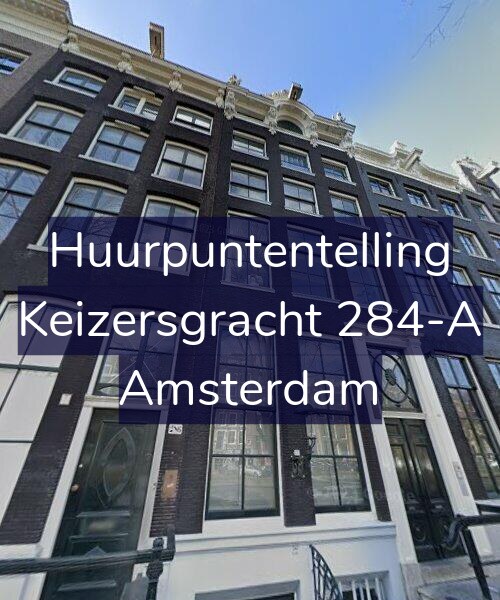 Foto gevel Huurpuntentelling voor Keizersgracht 284-A, Amsterdam