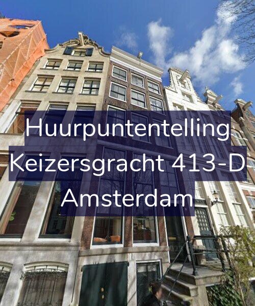 Foto gevel Huurpuntentelling voor Keizersgracht 413-D, Amsterdam