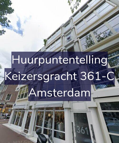 Foto gevel Huurpuntentelling voor Keizersgracht 361-C, Amsterdam