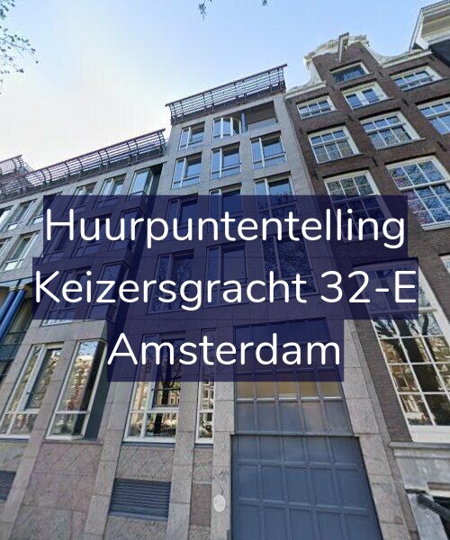 Foto gevel Huurpuntentelling voor Keizersgracht 32-E, Amsterdam