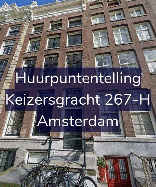 Foto gevel Huurpuntentelling voor Keizersgracht 267-H, Amsterdam