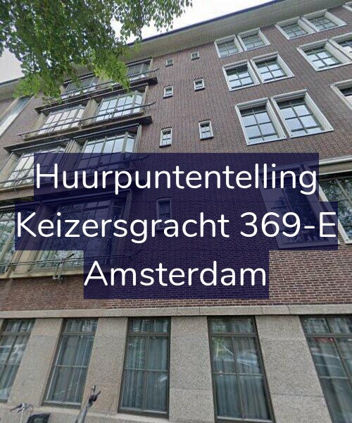 Foto gevel Huurpuntentelling voor Keizersgracht 369-E, Amsterdam
