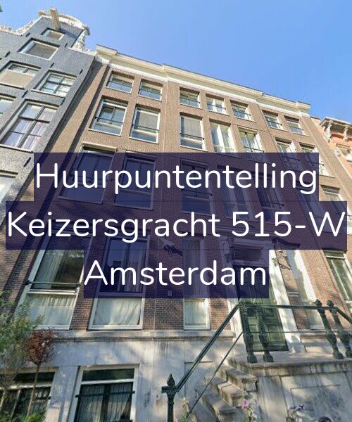 Foto gevel Huurpuntentelling voor Keizersgracht 515-W, Amsterdam