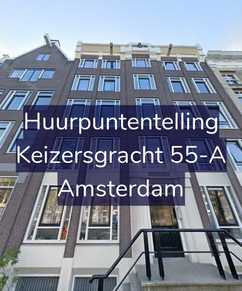 Foto gevel Huurpuntentelling voor Keizersgracht 55-A, Amsterdam