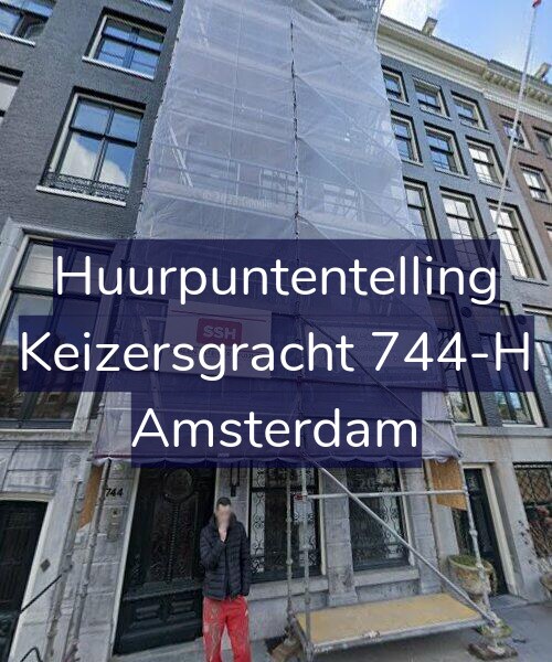 Foto gevel Huurpuntentelling voor Keizersgracht 744-H, Amsterdam