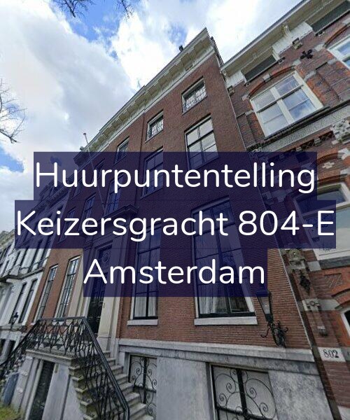 Foto gevel Huurpuntentelling voor Keizersgracht 804-E, Amsterdam