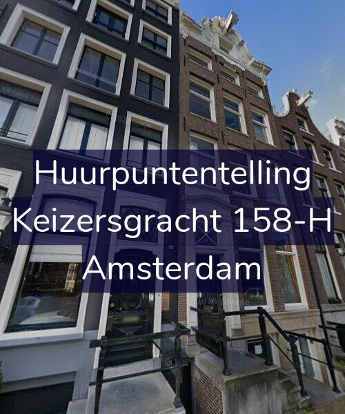Foto gevel Huurpuntentelling voor Keizersgracht 158-H, Amsterdam
