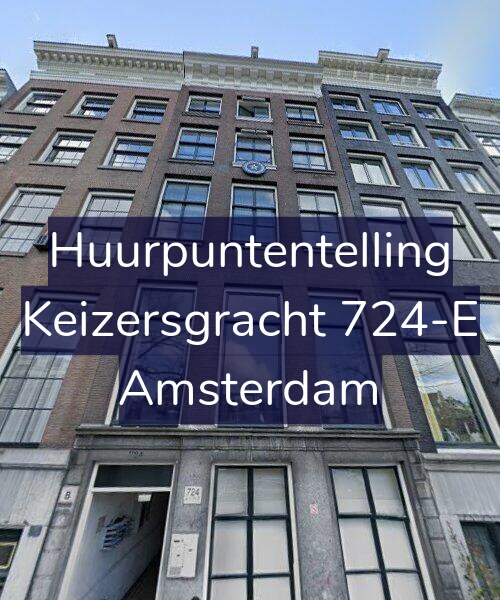 Foto gevel Huurpuntentelling voor Keizersgracht 724-E, Amsterdam
