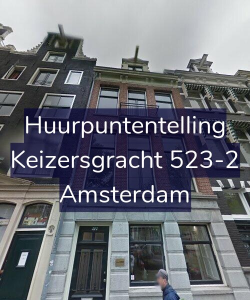 Foto gevel Huurpuntentelling voor Keizersgracht 523-2, Amsterdam