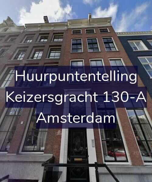 Foto gevel Huurpuntentelling voor Keizersgracht 130-A, Amsterdam