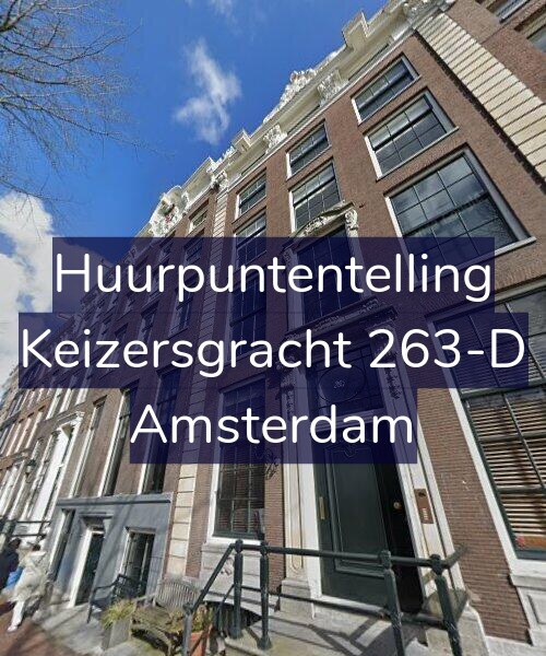 Foto gevel Huurpuntentelling voor Keizersgracht 263-D, Amsterdam