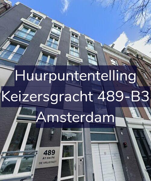 Foto gevel Huurpuntentelling voor Keizersgracht 489-B3, Amsterdam