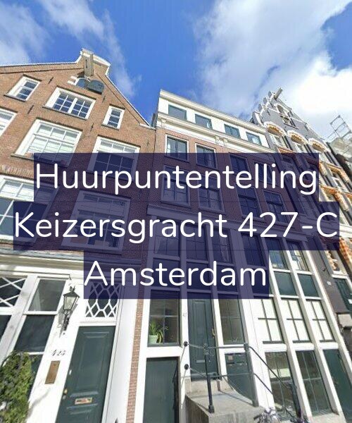 Foto gevel Huurpuntentelling voor Keizersgracht 427-C, Amsterdam